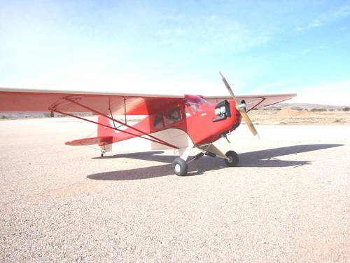 Frank's Radio-controlled Piper J-3