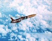 The Northrop SM-62 Cruise Missile in flight   