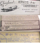  Cleveland Model of the Republic P-47 Thunderbolt     