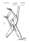 Vultee XP-54 Swoose Goose  Design Patent D-138,795