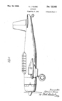 Vultee A-31 Vengeance Dive Bomber Design Patent D-132,461