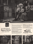 Vintage Television Advertisement Magnavox, Saturday Evening Post 1949