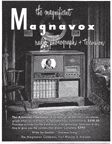 Vintage Television Advertisement Magnavox TV February 1949 issue of Holiday Magazine