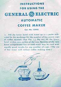 GE Instructions, 1