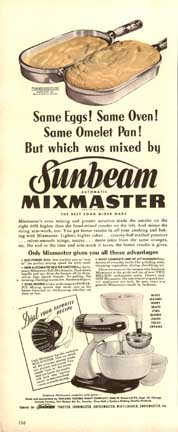 Sunbeam Mixmaster ad LIFE Oct 6,1941