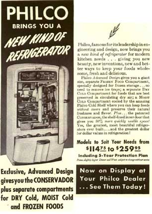 Philco refrigerator ad 10-06-41