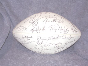 Redskins Autographed Football c. 1978 - 2