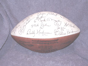 Redskins Autographed Football c. 1978 - 3