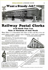 Railway Postal Clerk Advertisement November 1932 issue of Popular Mechanics