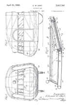 Pullman-Standard Railplane refinement, Patent No. 2,037,765