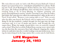 LIFE magazine report on the 1953 Uninon Station Crash
