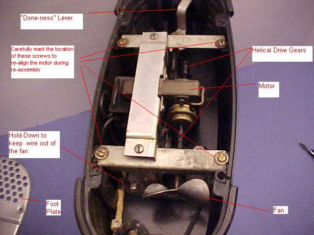 view of the motor
