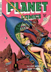 Planet Comics Science Fiction magazine cover - Lost World Star Pirate