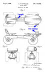 Roller Skate Design patent D110722