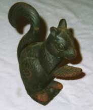Cast Iron Nutcracker in the Shape of a Squirrel