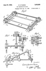 Tinker Toy Patent No. 1,915,835