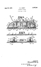 Durabilt Travel Iron Patent No. 2,045,284