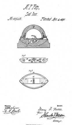 Mrs. Potts' Patent Drawing