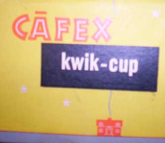 CAFEX kwik-cup brewer-Original Box