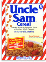 Uncle Sam sells cereal