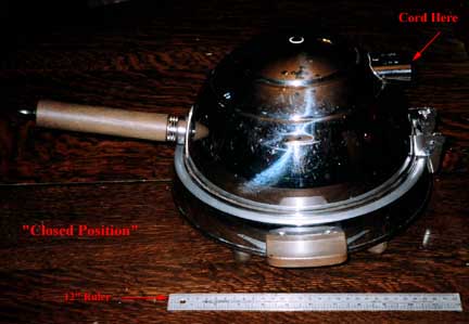 Manning-Bowman Smokeless Table Broiler - side view