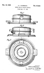 Manning Bowman Single Waffle Iron Patent D - 97,544