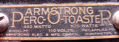 Armstrong Perc-O-Toaster