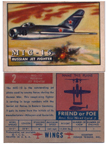  Card 002 of the Wings Friend or Foe series  MiG-15