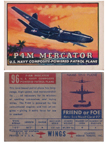  Card 096 of the Wings Friend or Foe series Martin P4M Mercator