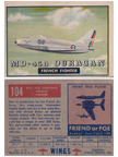  Card 104 of the Wings Friend or Foe series  Dassault Ouragon