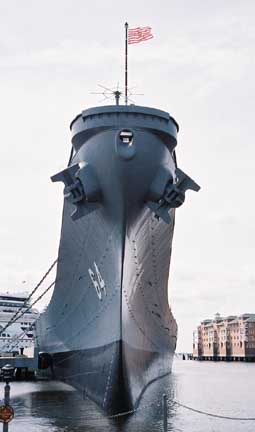 Bow of BB-64